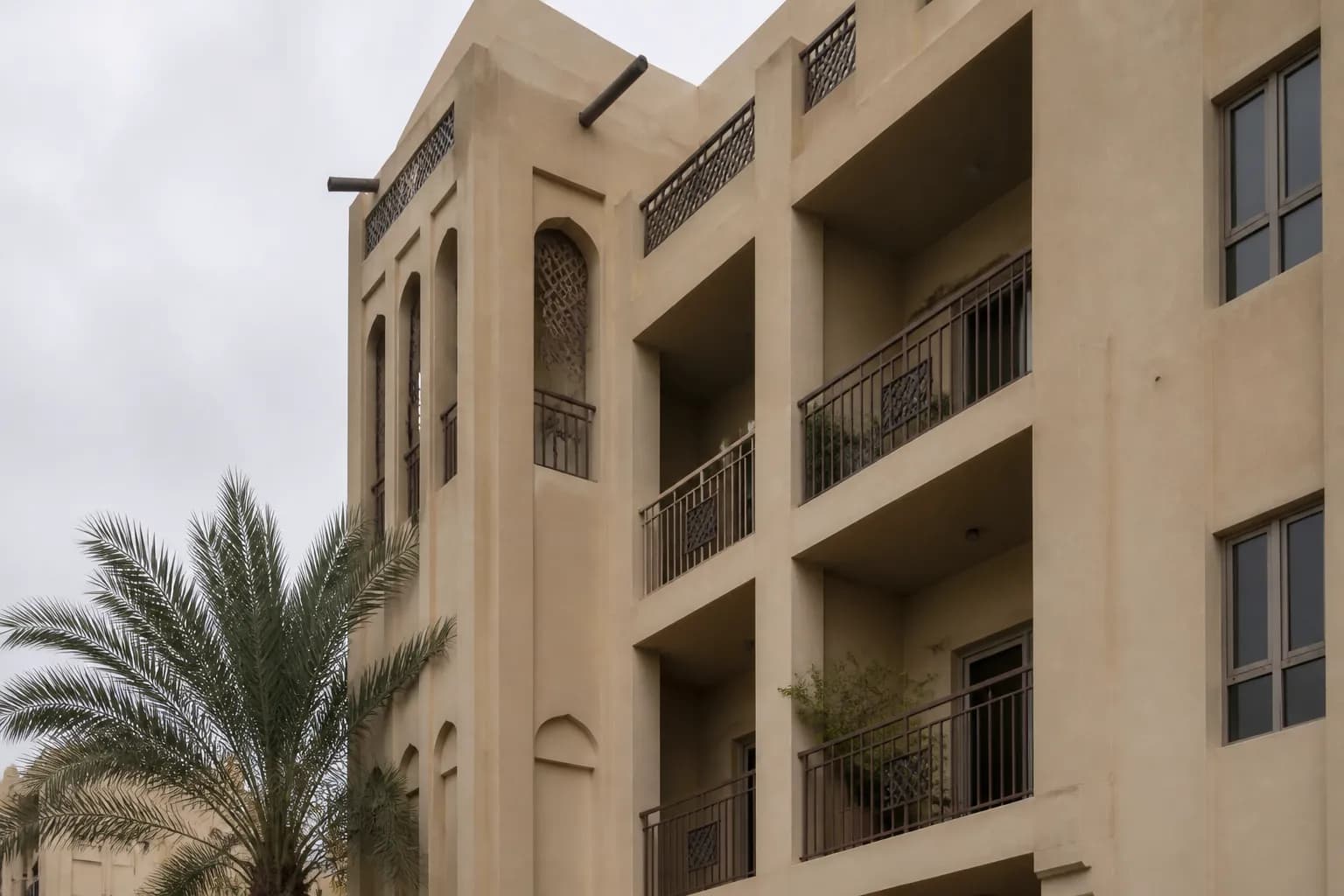 Living room of an apartment in Jumeirah Village Circle