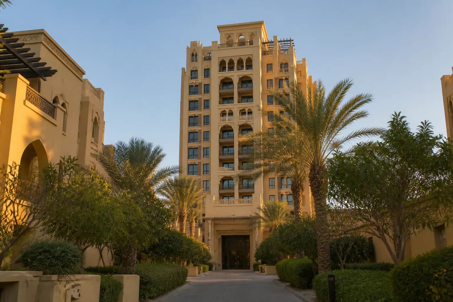 Reception room of a penthouse in Palm Jumeirah