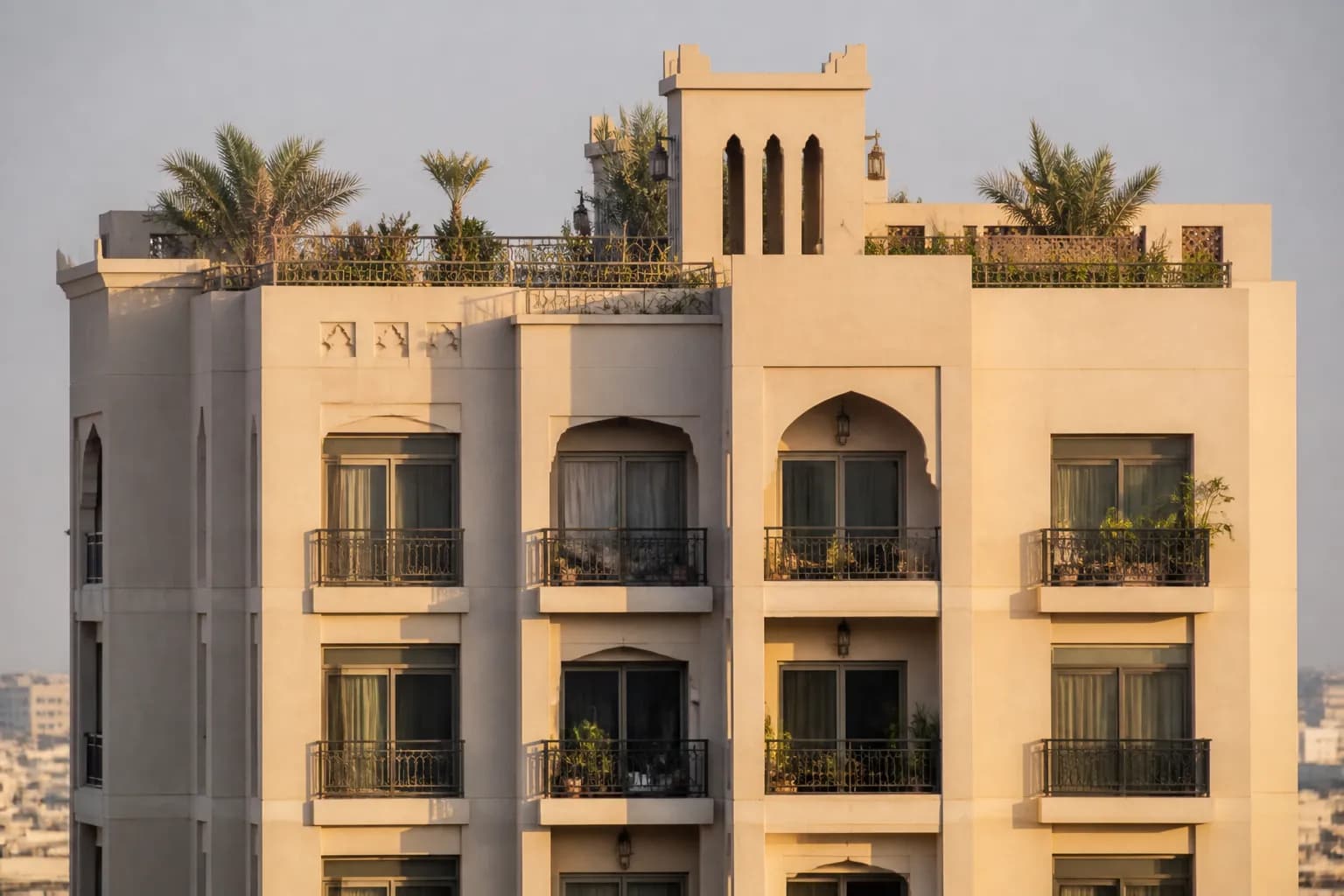 Reception room of a penthouse in Saadiyat Island