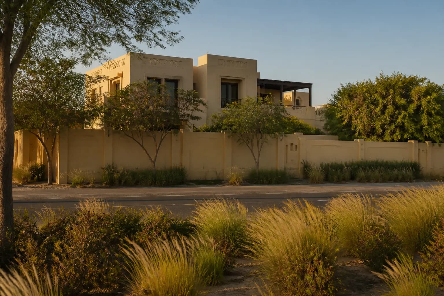 Entrance hall of a villa in Yas Island