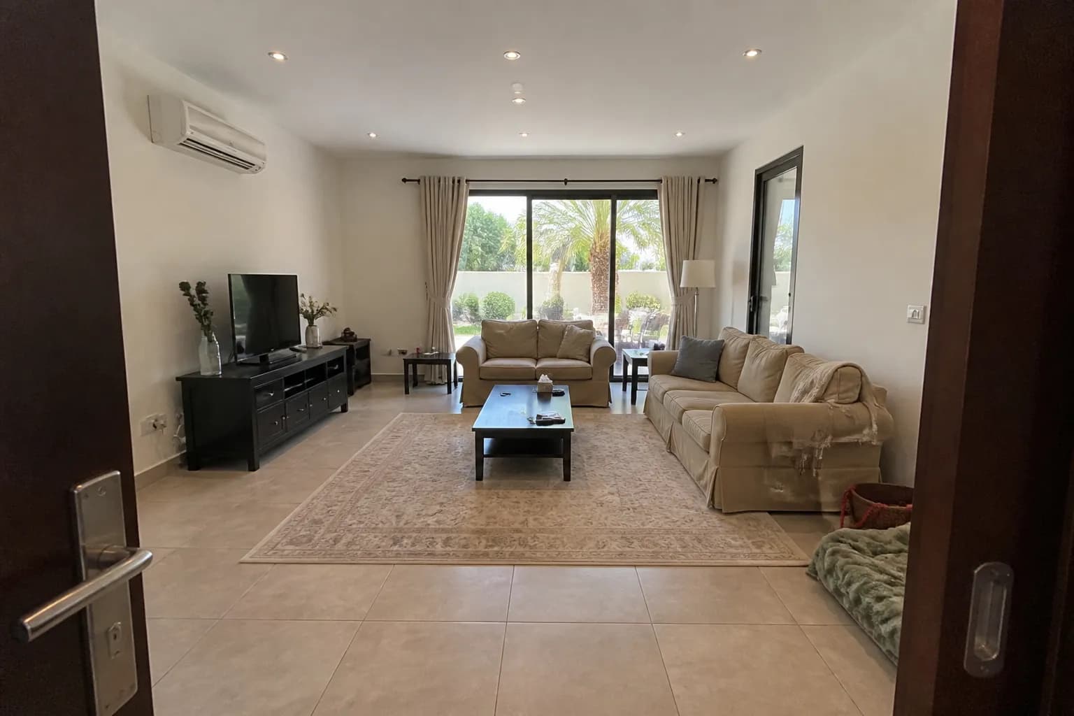 Living room of a villa in Arabian Ranches