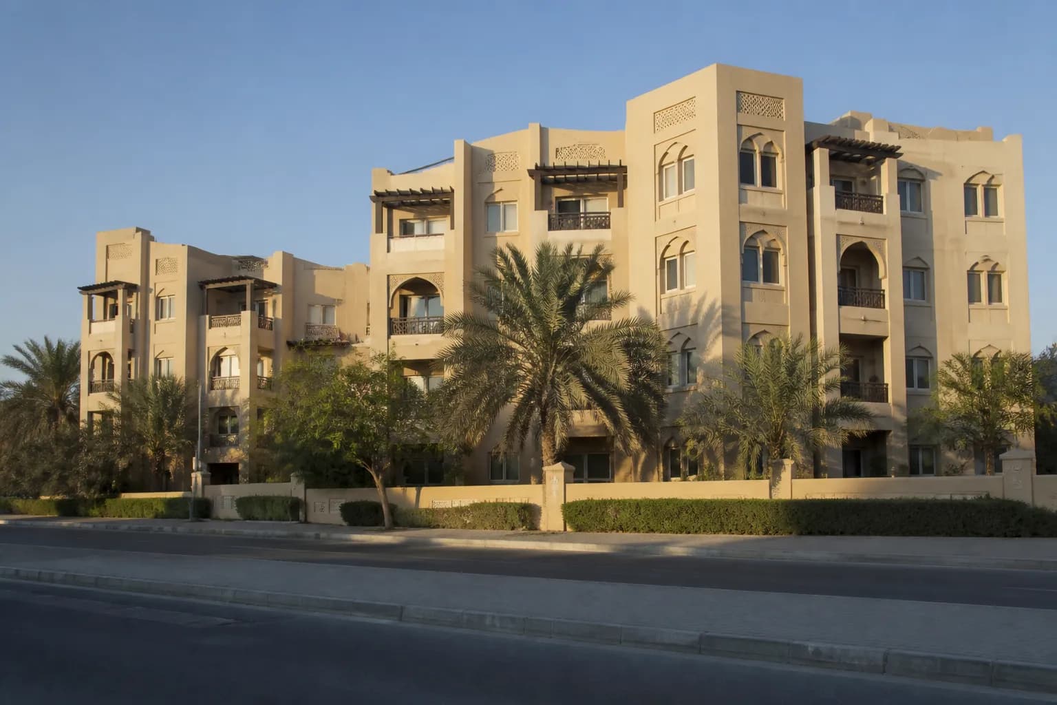 Living room of an apartment in Dubai Creek Harbour