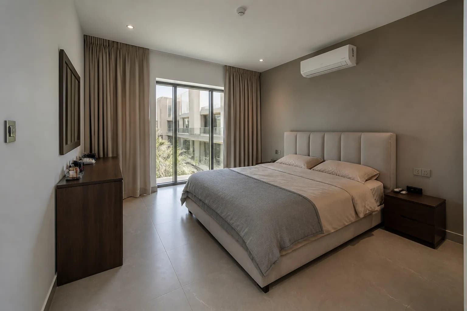 Primary bedroom of an apartment in Al Reef
