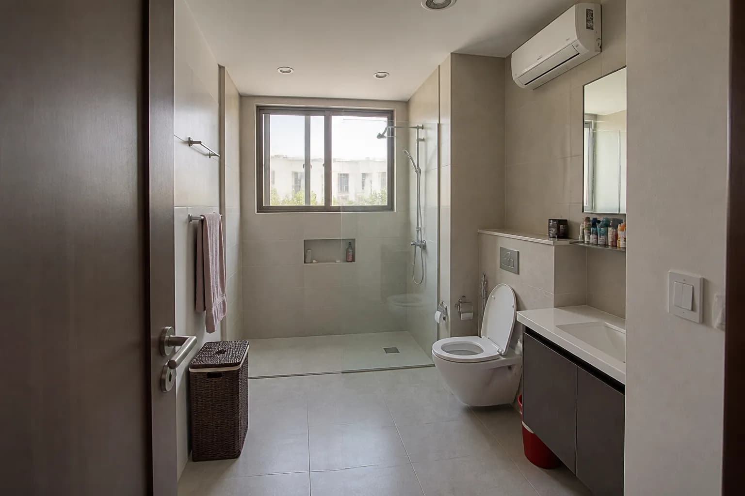 Bathroom of an apartment in Al Reef