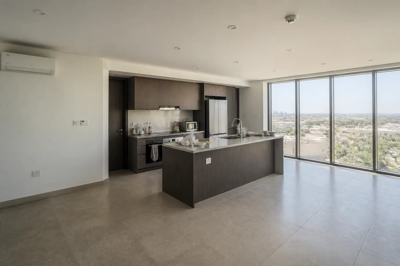 Kitchen of a penthouse in Saadiyat Island