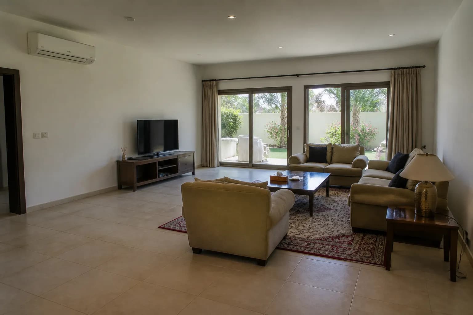 Living room of a villa in Arabian Ranches