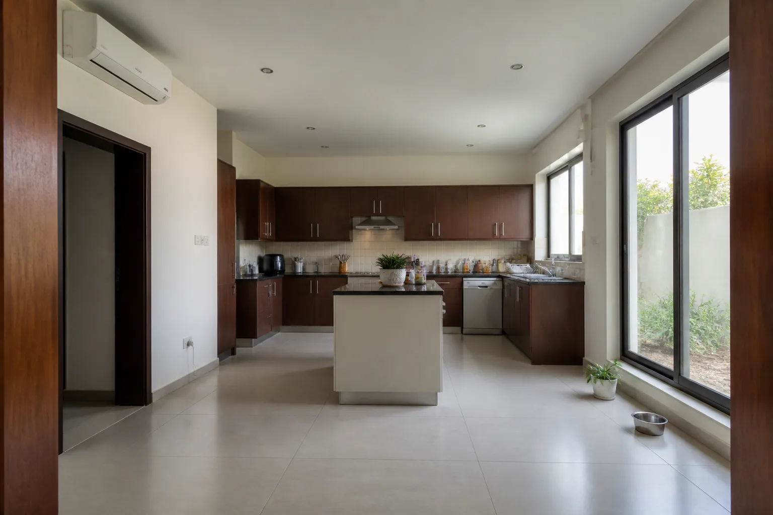 Kitchen of a villa in Arabian Ranches